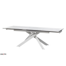 Стол Concepto раскладной Gracio Straturario White 160-240 см
